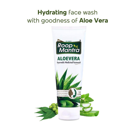 Divisa Herbal Care Ayurvedic Roop Mantra Aloevera Face Wash Liquid 115 ML