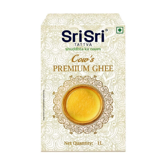 Sri Sri Tattva Ayurvedic Premium für bessere Verdauung und Immunität, flüssiges Kuh-Ghee