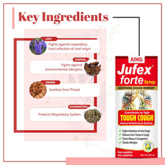 Aimil Ayurvedic Jufex Forte For Respiratory Wellness Syrup 100ml