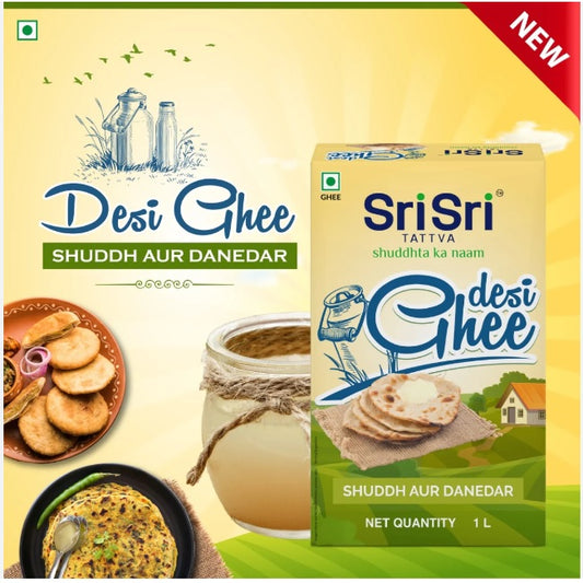 Sri Sri Tattva Shuddh Aur Danedar Desi Ghee