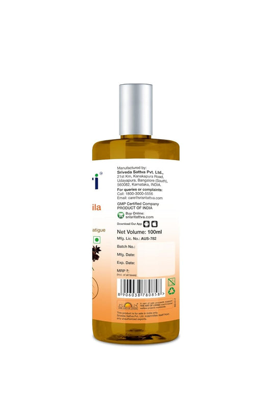 Sri Sri Tattva Ayurvedisches Narayana Taila-Öl gegen Vata-Dosha und Müdigkeit, 100 ml