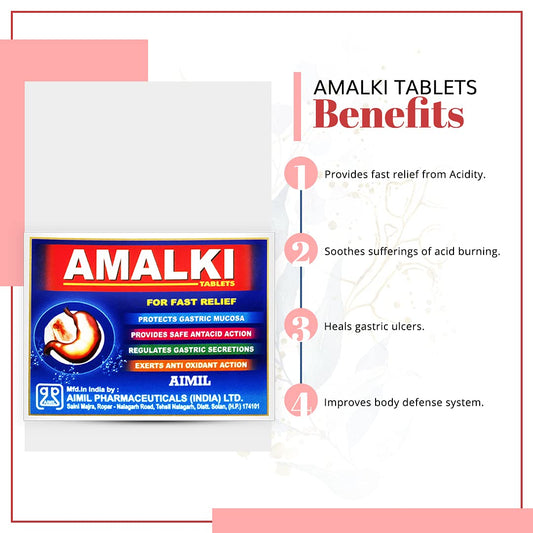 Aimil Ayurvedic Amalki For Fast Relief 30 Tablet