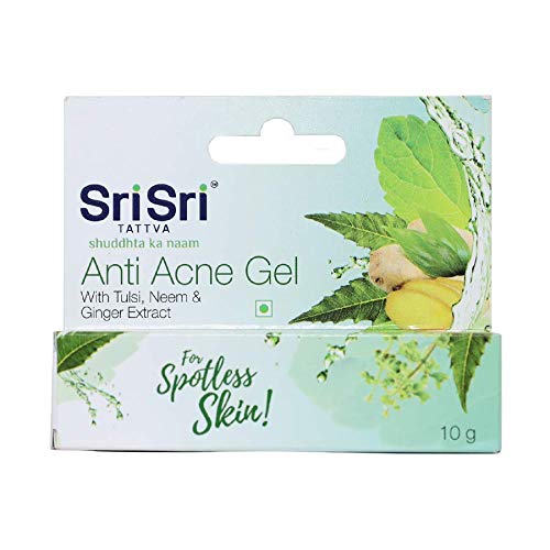 Sri Sri Tattva Ayurvedic Anti Acne With Tulsi,Neem & Ginger Extract Gel 10gm