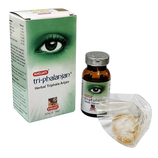 Khojati Ayurvedic TriPhalanjan Herbal Triphala Anjan Eye Drops 7 ml