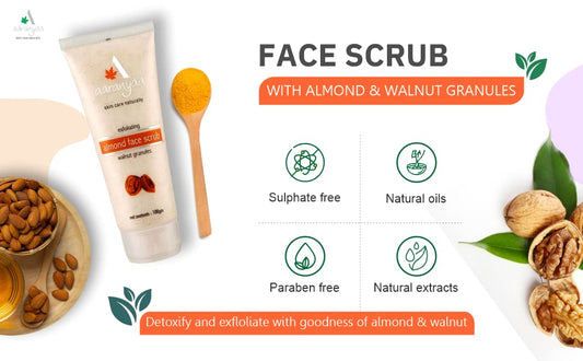 Aaranyaa Exfoliating Almond Face Scrub 100g