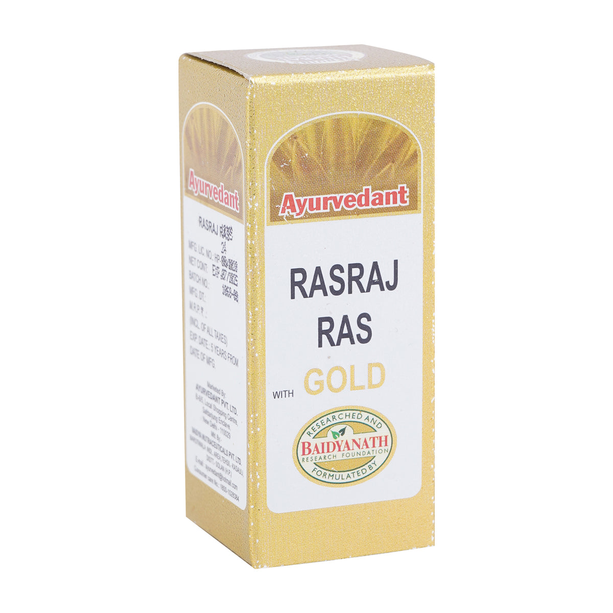 Baidhyanath Ayurvedant Ras Raj Ras Gold Tablets