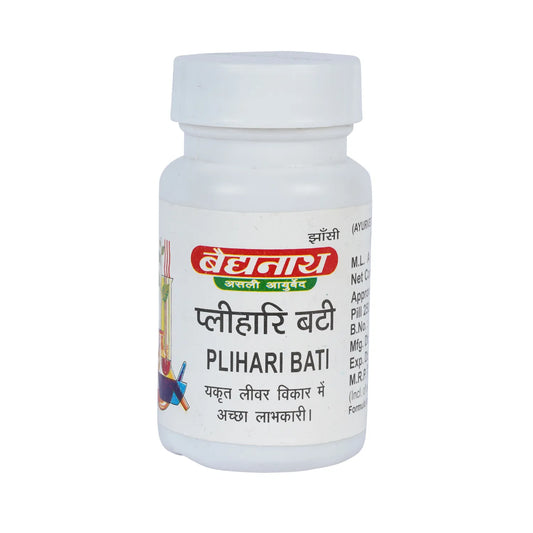 Baidyanath Jhansi Plihari Bati Maintain Liver Health Tablets 10gm