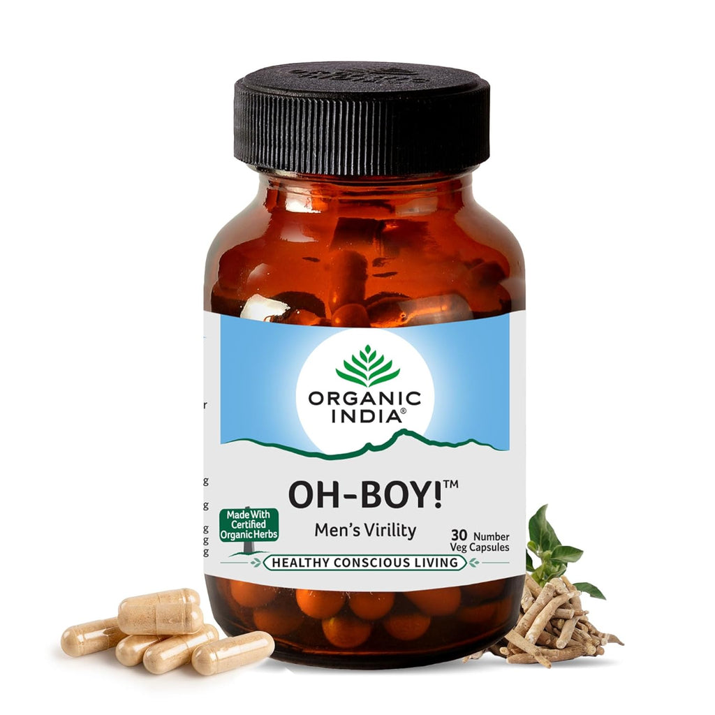 Organic India Ayurvedic Oh Boy 30 Capsules