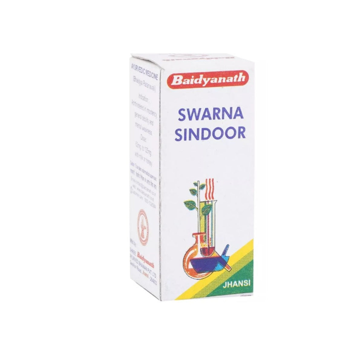 Baidyanath Ayurvedisches (Jhansi) Swarna Sindoor-Pulver 2,5 g