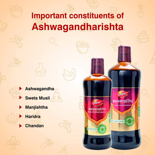 Dabur Ayurvedic Ashwagandharishta Kadha Liquid 450ml