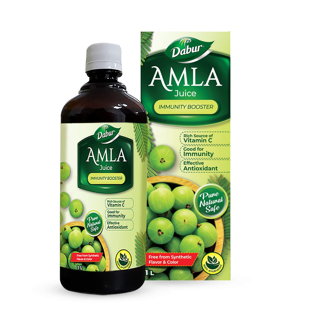 Dabur Ayurvedic Herbal Juice – 1 Litre (Aloe Vera, Giloy, Amla & More)
