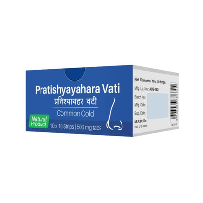 Sri Sri Tattva Ayurvedic Pratishyayahara Vati 500mg Erkältung 100 Tabletten