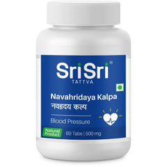 Sri Sri Tattva Ayurvedic Navahridaya Kalpa 500mg Blood Pressure 60 Tablets
