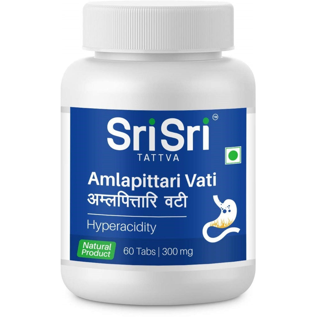 Sri Sri Tattva Ayurvedic Amlapittari Vati 300 mg hilft bei Übersäuerung, 60 Tabletten