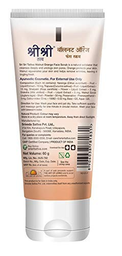 Sri Sri Tattva Walnut Orange Face Scrub 60gm
