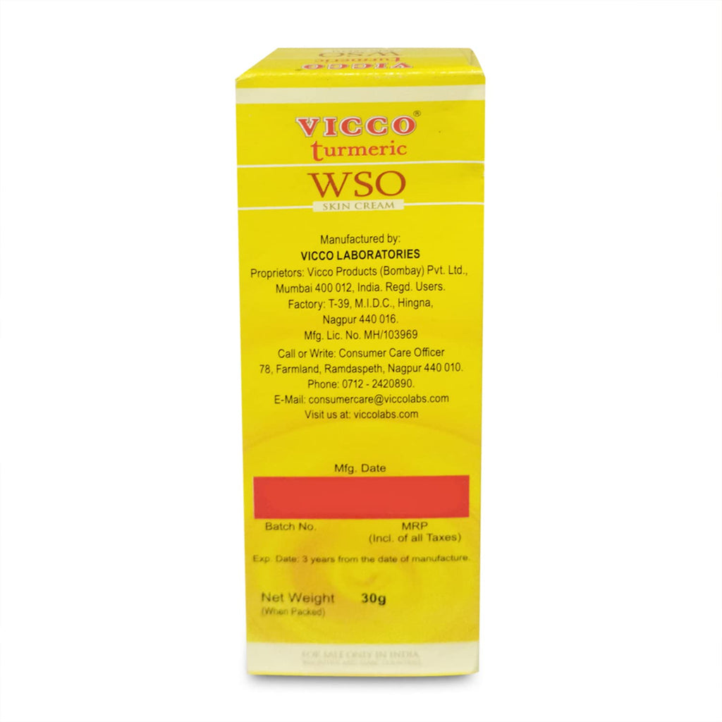Vicco Kurkuma WSO Hautcreme 30g
