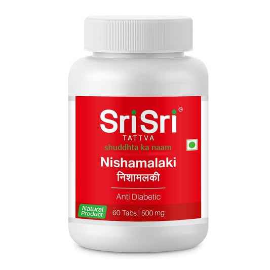 Sri Sri Tattva Ayurvedic Nishamlaki 500 mg Antidiabetika, 60 Tabletten