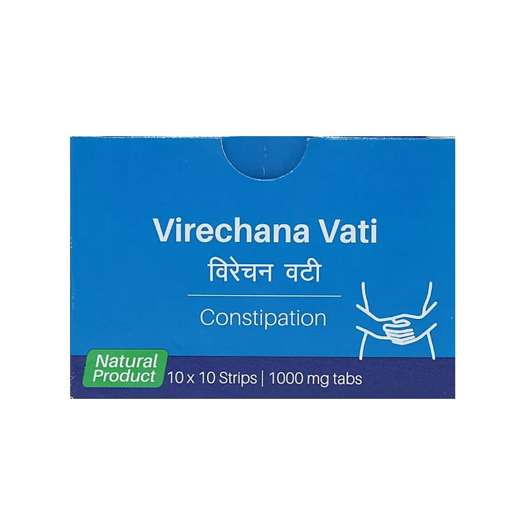 Sri Sri Tattva Ayurvedic Virechana Vati 1000mg Constipation 100 Strips Tablets