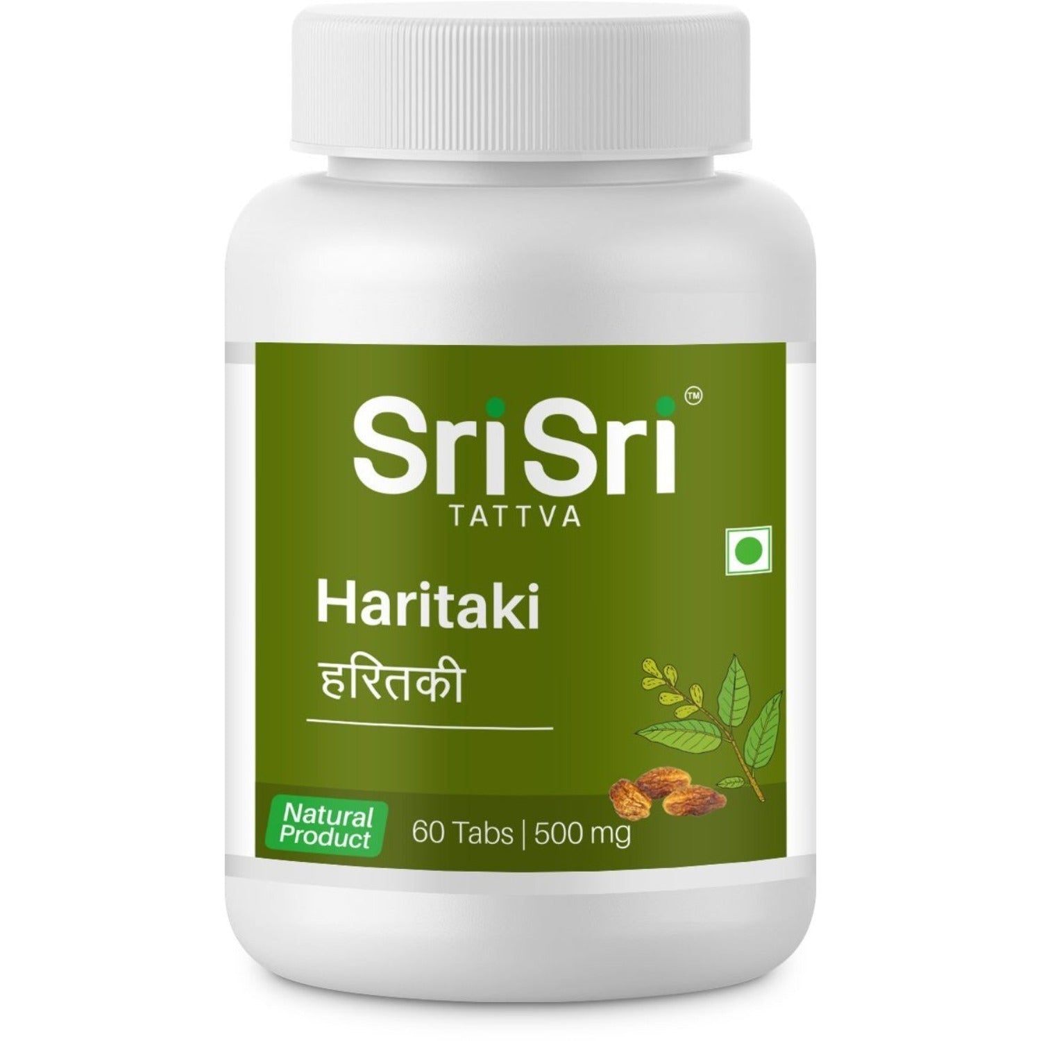Sri Sri Tattva Ayurvedic Haritaki 500mg 60 Tablets