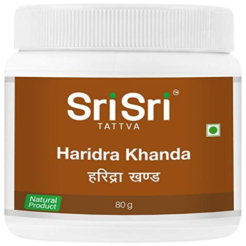 Sri Sri Tattva Ayurvedisches Haridra Khanda-Granulatpulver, 80 g