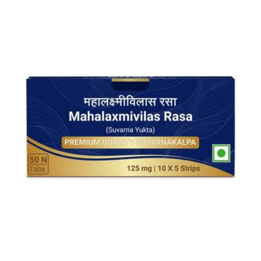 Sri Sri Tattva Ayurvedic Mahalaxmivilas Ras Suvarnakalpa mit Gold 10 Tabletten