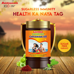 Baidyanath Ayurvedic Chyawan Vit Sugar Free Chyawanprash Boosts Immunity Enhances Strength