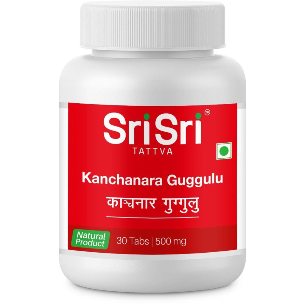 Sri Sri Tattva Ayurvedic Kanchanara Guggulu 500mg 30 Tabletten