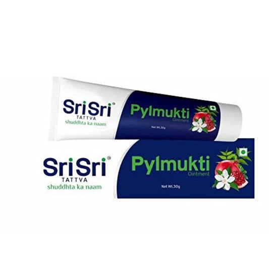 Sri Sri Tattva Ayurvedische Pylmukti-Salbe für Hämorrhoiden und Fissuren, 30 g