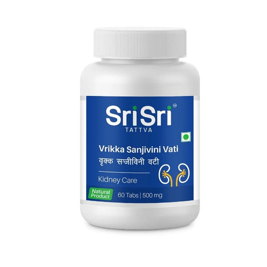 Sri Sri Tattva Ayurvedic Vrikka Sanjivini Vati, 500mg 60 Tablets