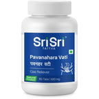 Sri Sri Tattva Ayurvedic Pavanahara Vati 500 mg Blähmittel, 60 Tabletten