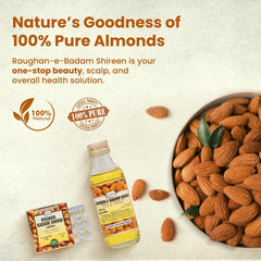 Hamdard Ayurvedic Roghan Badam Shirin Pure Almond Oil Eases Constipation & Supports Skin Oil