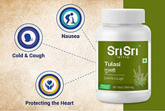 Sri Sri Tattva Ayurvedic Tulasi 500mg Cold & Cough 60 Tablet