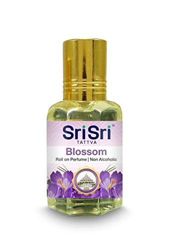 Sri Sri Tattva Aroma Blossom,Divine,Deligth,Jasmine,Rose & Sandal Roll on Perfume