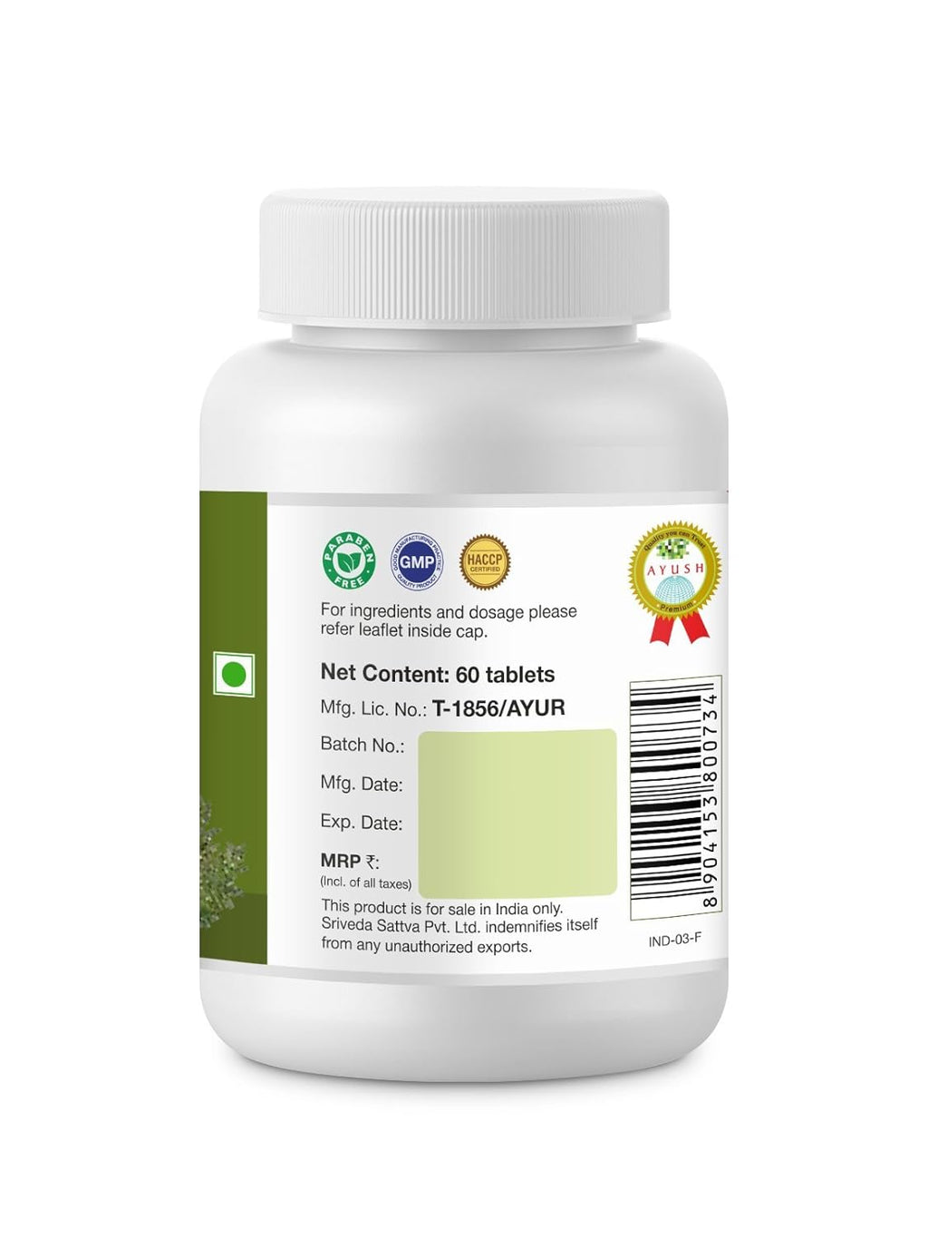 Sri Sri Tattva Ayurvedisches Yashtimadhu 500 mg 60 Tabletten