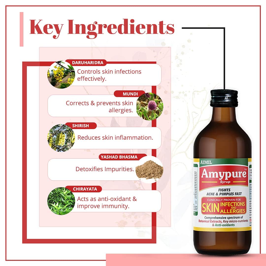Aimil Amypure Ayurvedic Blood Purifier Tablet & Syrup