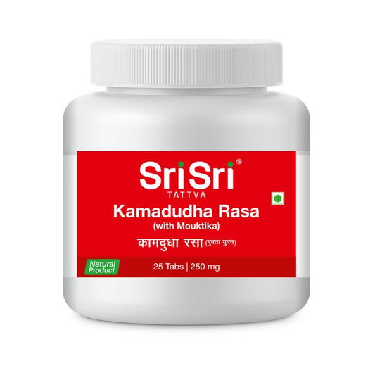 Sri Sri Tattva Ayurvedic Kamadudha Rasa 250mg With Mouktika 25 Tablet