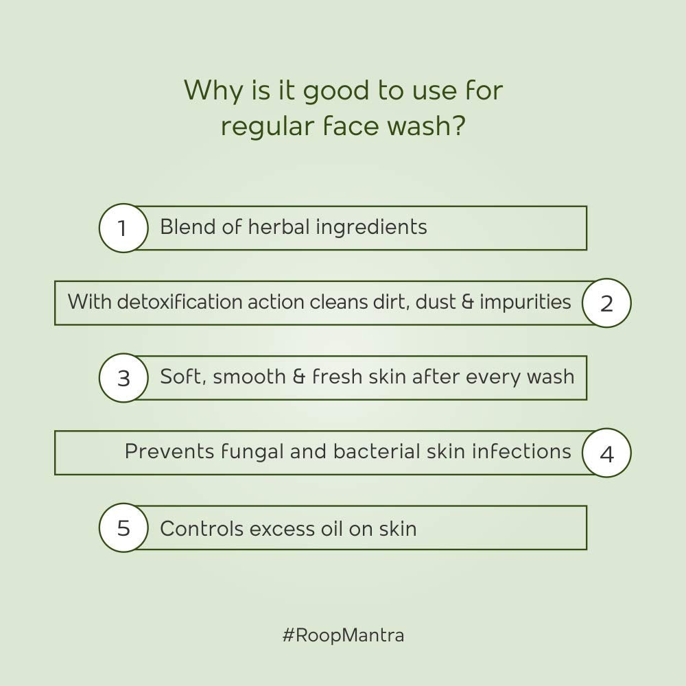 Divisa Herbal Care Ayurvedic Roop Mantra Neem Liquid Face Wash