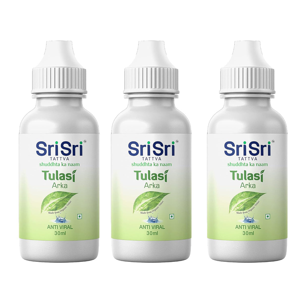 Sri Sri Tattva Ayurvedic Tulasi Arka Supports Respiratory Health 30ml