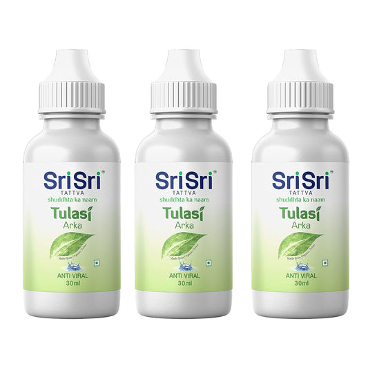 Sri Sri Tattva Ayurvedic Tulasi Arka unterstützt die Gesundheit der Atemwege, 30 ml