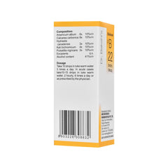 Bakson's Homoeopathy B22 (B-22) Sinus For Sinusitis,Chronic Coryza,Runny Nose Drops 30ml