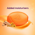 Santoor Soap with Sandal And Turmeric  Pack of 4 soaps (125g each)