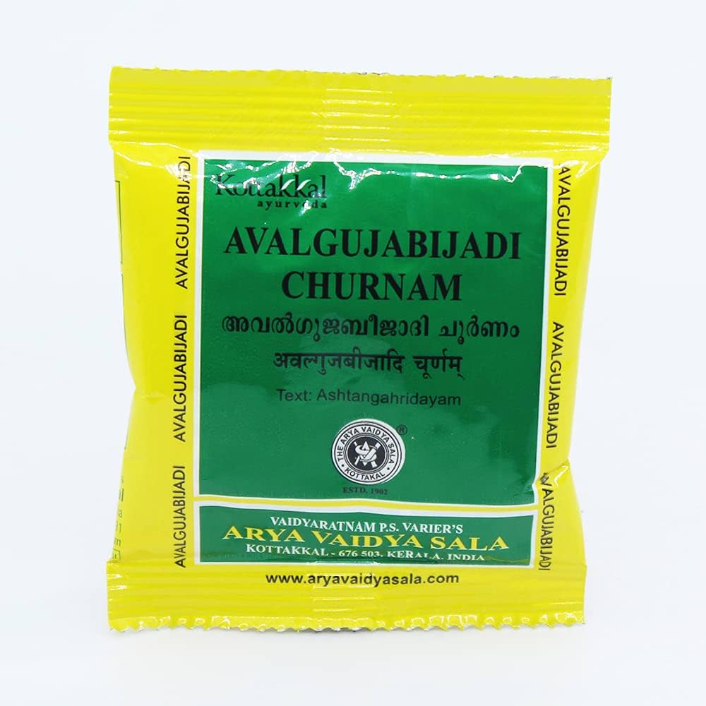 5 X Kottakkal Ayurvedic Avalgujabijadi Churnam Powder 10g