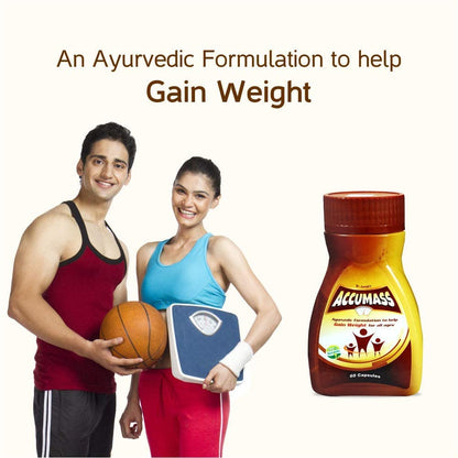 Divisa Herbal Care Ayurvedic Accumass Weight Gain Capsule