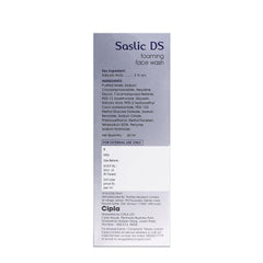 Saslic DS Foaming Face Wash (60ml) (pack of 2)