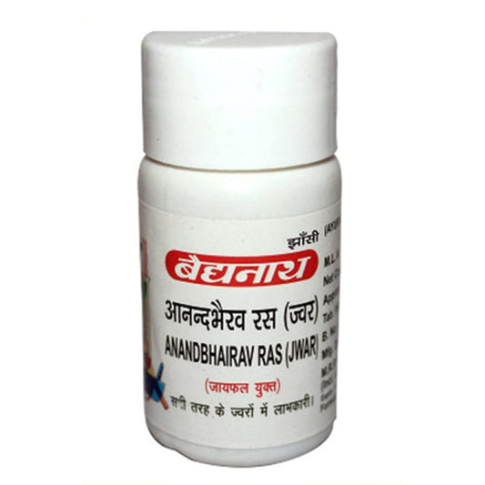 Baidyanath Ayurvedic (Jhansi) Anandbhairav Ras (Jwar) Tablet