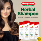 Baidyanath Ayurvedic (Jhansi) Ayurvedisches Kräutershampoo gegen Haarausfall mit Amla und Shikakai