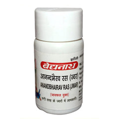 Baidyanath Ayurvedic (Jhansi) Anandbhairav ​​Ras (Jwar) Tablette