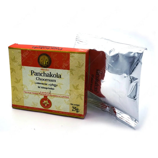 AVP Ayurvedic Panchakola Choornam Powder 2 X 25g