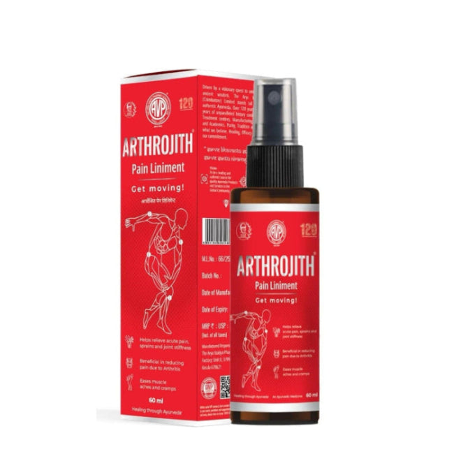 AVP Ayurvedic Arthrojith Liniment Pain Relief Spray 60ml