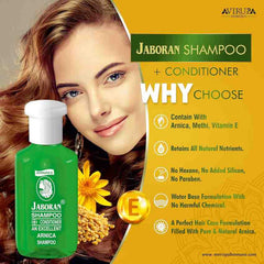 Avirupa Cosmetic Jaboran Ayurvedisches Arnika-Haarshampoo + Spülung für den persönlichen Gebrauch